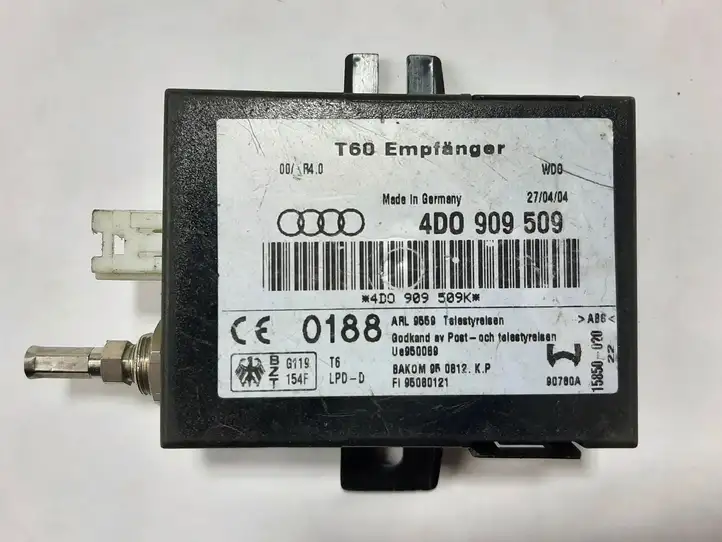 Audi A6 S6 C5 4B (2001 - 2004) 4D0909509 Блок управления автономным отопителем — фото 1