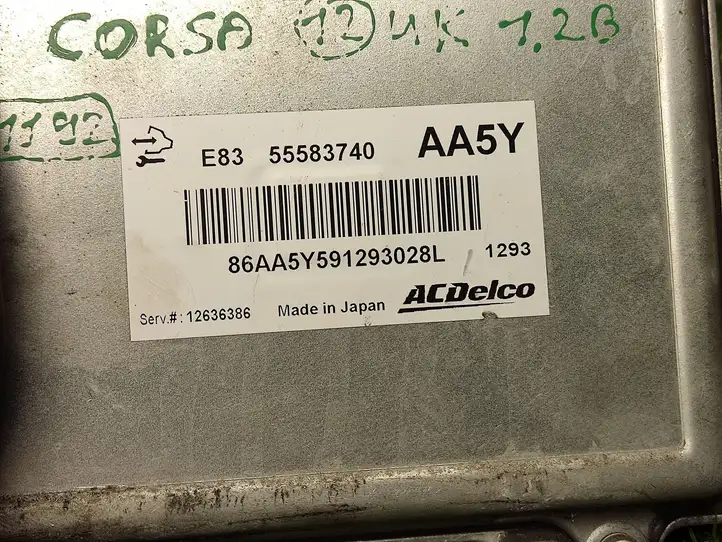Opel Corsa D (2010 - 2014) 55583740 Блок управления двигателем (ECU) — фото 3