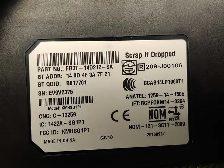 Ford Focus (2015 - 2019) FR3T14D212SA Bluetooth модуль — фото 2
