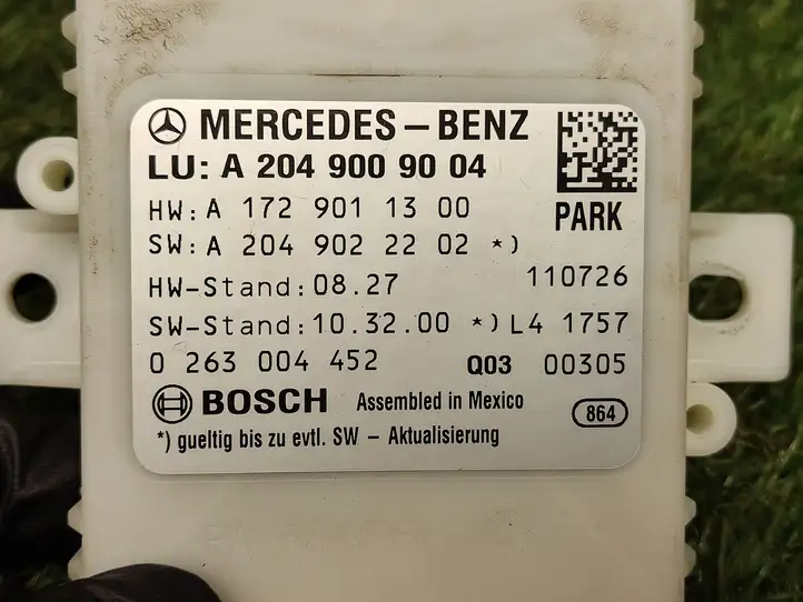 Mercedes-Benz C W204 (2007 - 2014) A2049009004 Блок управления парктрониками — фото 2