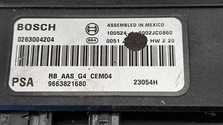 Citroen C4 I Picasso (2006 - 2013) 9663821680 Блок управления парктрониками — фото 2