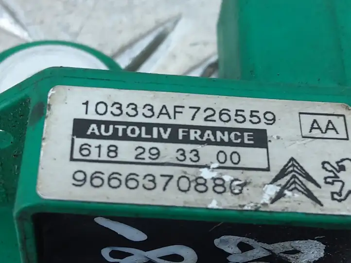 Peugeot 308 (2007 - 2013) 9666370880 Датчик удара SRS — фото 3