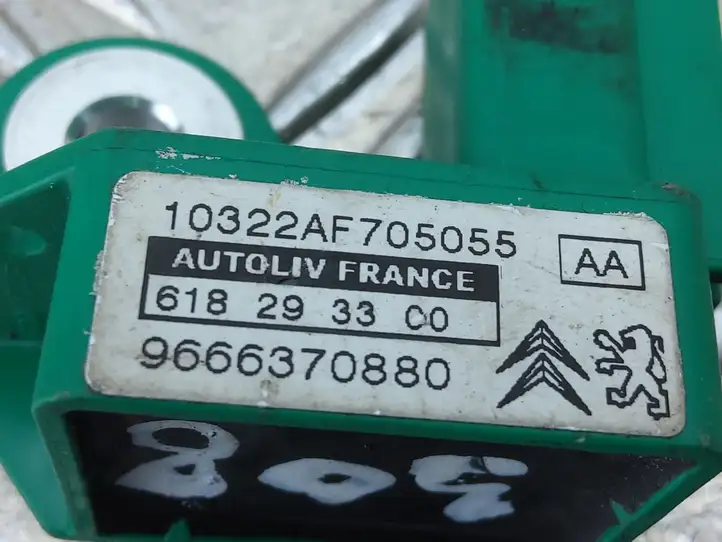 Peugeot 308 (2007 - 2013) 9666370880 Датчик удара SRS — фото 3