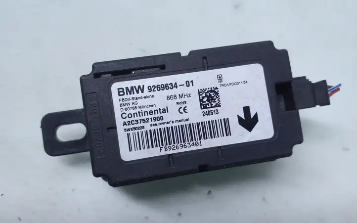 BMW 3 F30 F35 F31 (2012 - 2018) 9269634 Блок управления сигнализацией — фото 4