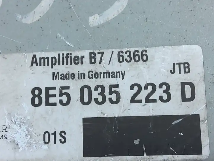 Audi A4 S4 B7 8E 8H (2004 - 2009) 8E5035223D Усилитель звука — фото 4