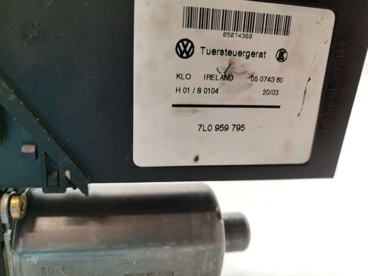 Porsche Cayenne (9PA) (2002 - 2010)  7L0959795 Механизм подъема окон задней двери
