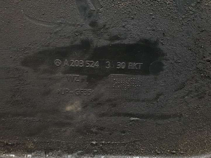 Mercedes-Benz C W203 (2000 - 2007)  A2035243630 Защита дна двигателя