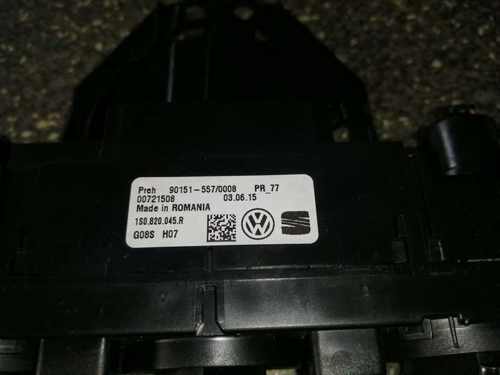 Volkswagen up! (2011 - )  1S0820045R Блок управления кондиционера воздуха / климата/ печки (в салоне)