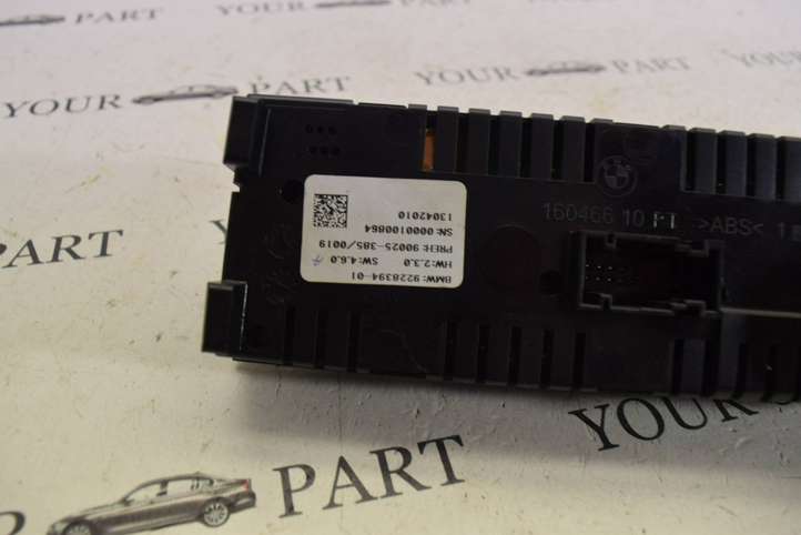 BMW 7 F01 F02 F03 F04 (2008 - 2016)  9228394 Блок управления кондиционера воздуха / климата/ печки (в салоне)