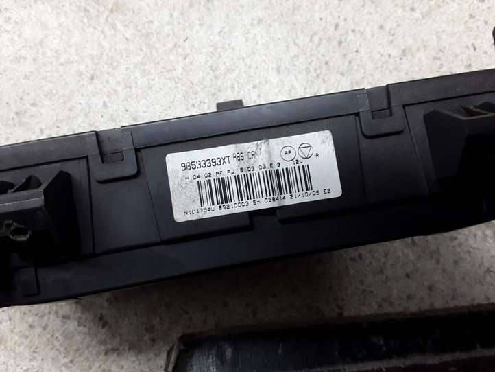 Citroen C3 (2002 - 2009)  96533393XT Блок управления кондиционера воздуха / климата/ печки (в салоне)