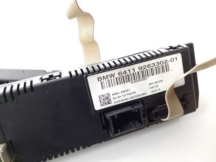 BMW X1 E84 (2009 - 2015)  6411926330201 Блок управления кондиционера воздуха / климата/ печки (в салоне)