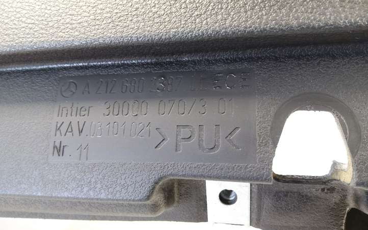 Mercedes-Benz E W212 (2009 - 2016)  A2126802387 Панель