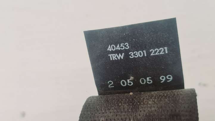 Opel Astra (1998 - 2004)  09153492 Задний ремень безопасности