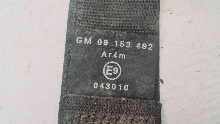 Opel Astra (1998 - 2004)  09153492 Задний ремень безопасности