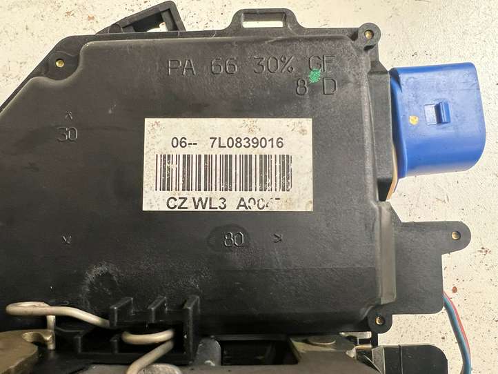 Skoda Octavia Mk2 (1Z) (2004 - 2013)  7L0839016 Замок задней двери