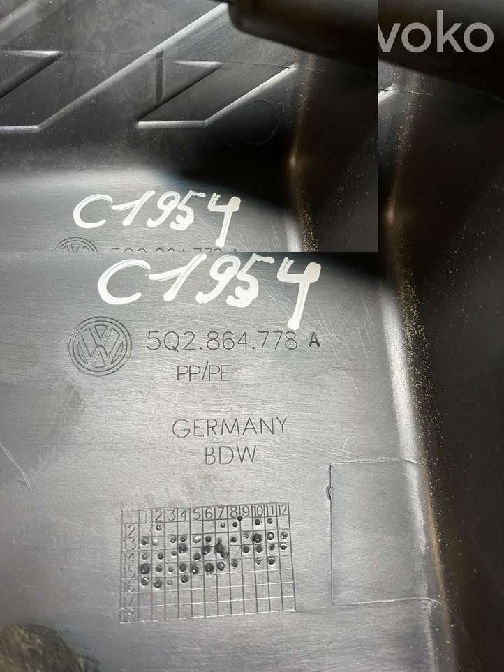 Volkswagen Golf VII (2013 - 2019)  5Q2864778 Опора ноги