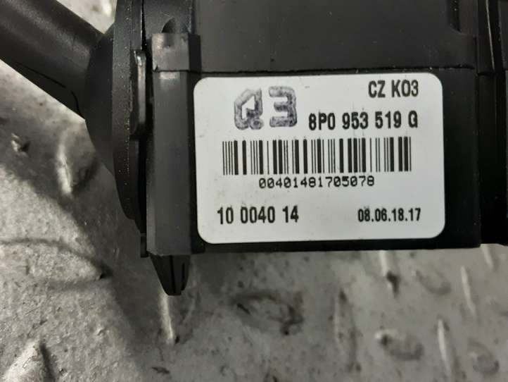 Audi TT (2006 - 2010)  8P0953519Q Ручка стеклоочистителей