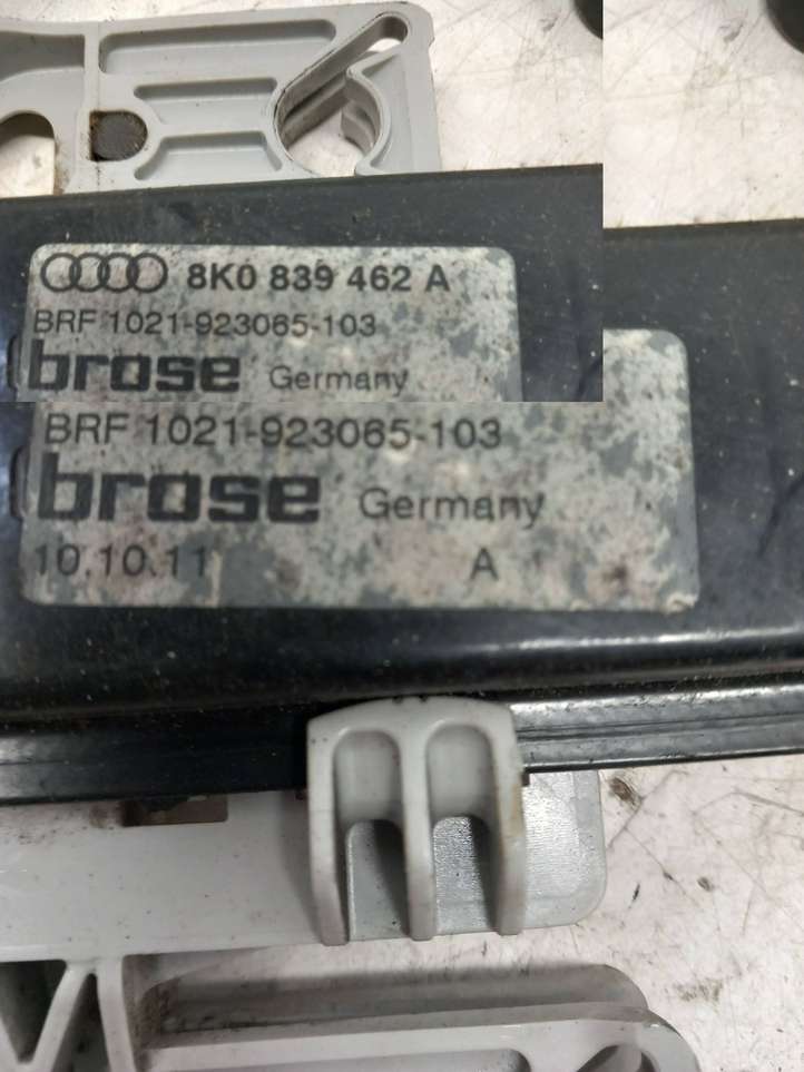 Audi A4 (2007 - 2011)  8K0839462A  Механизм для электрического подъема окон задней двери (без двигателя)