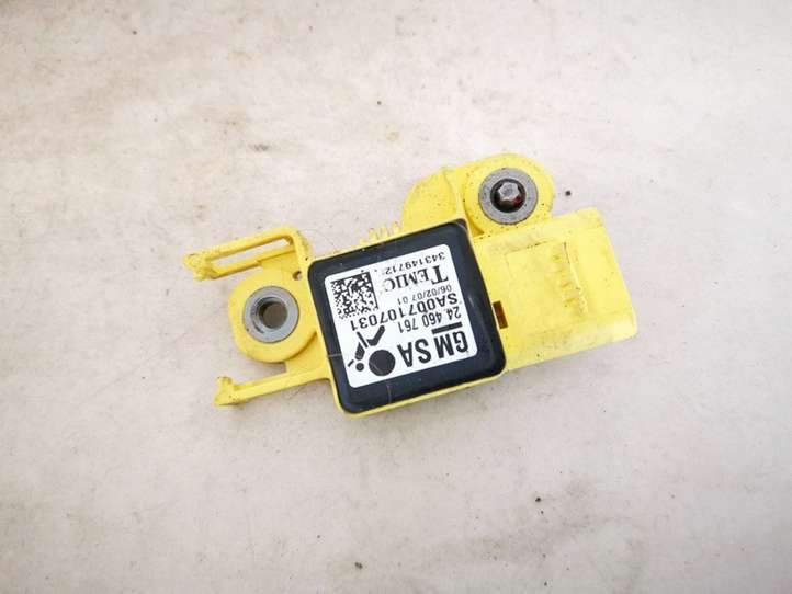 Opel Zafira (2006 - 2008)  24460761 Датчик удара надувных подушек