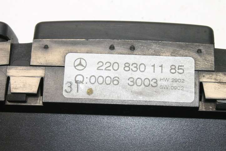 Mercedes-Benz S W220 (1998 - 2006)  2208301185 Управление климат контролем