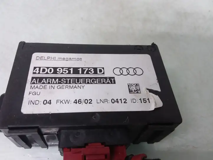 Audi A6 Allroad C5 (2000 - 2006) 4D0951173D Блок управления сигнализацией — фото 5