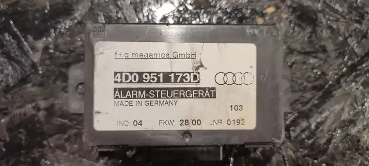 Audi A6 S6 C5 4B (2001 - 2004) 4D0951173D Блок управления сигнализацией — фото 5