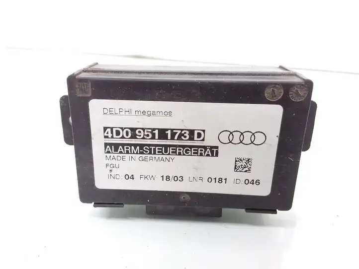 Audi A6 Allroad C5 (2000 - 2006) 4D0951173D Блок управления сигнализацией — фото 1