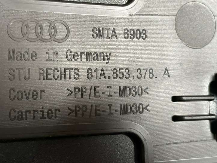 Audi Q2 (2016 - )  81A853378A Отделка заднего бокового стекла