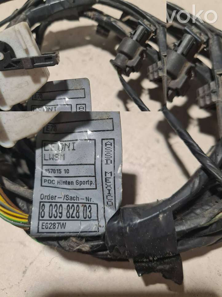 BMW X5 E70 (2006 - 2013)  8039828 Проводка датчиков парковки