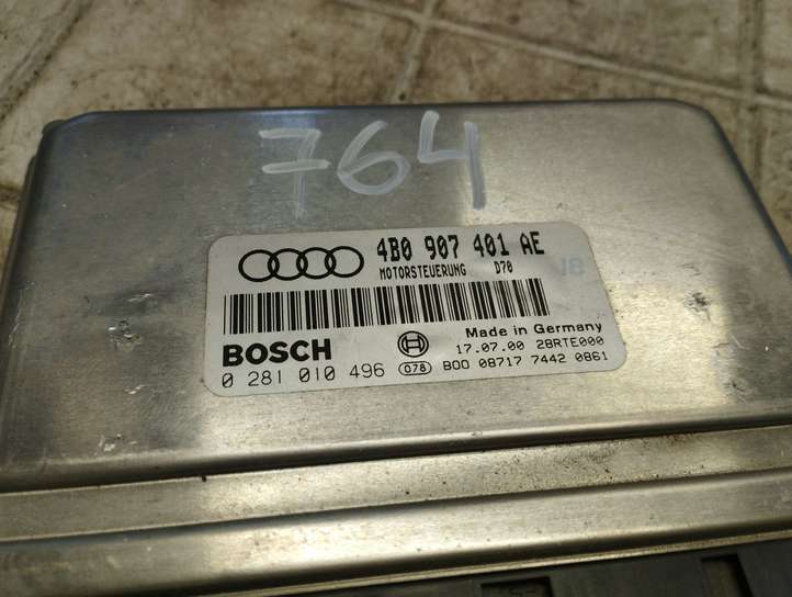 Audi A6 (1997 - 2001)  4B0907401AE Блок управления двигателя