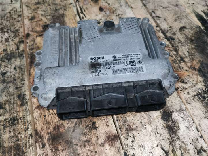 Citroen C4 Picasso (2006 - 2013)  0281012981 Блок управления двигателя