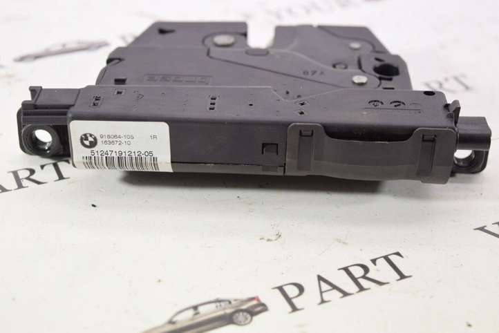 BMW 5 F10 F11 (2009 - 2016)  7191212 Замок задней крышки