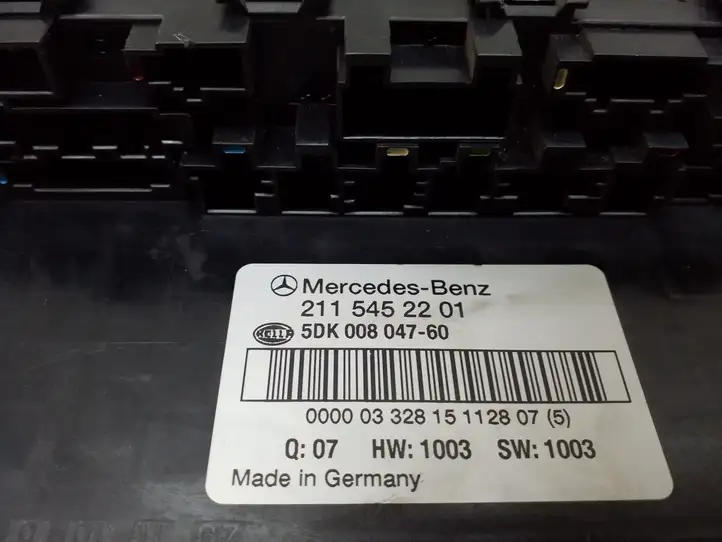 Mercedes-Benz E W211 (2002 - 2009) 2115452201 Модуль комфорта — фото 6