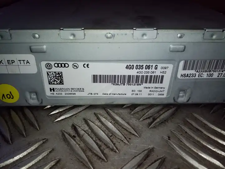 Audi S5 8T (2011 - 2016) 4G0035061G Магнитола / мультимедийная система — фото 4