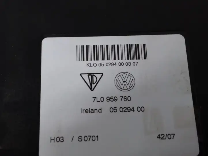 Volkswagen Touareg I (2002 - 2010) 7L0959760 Модуль комфорта — фото 10