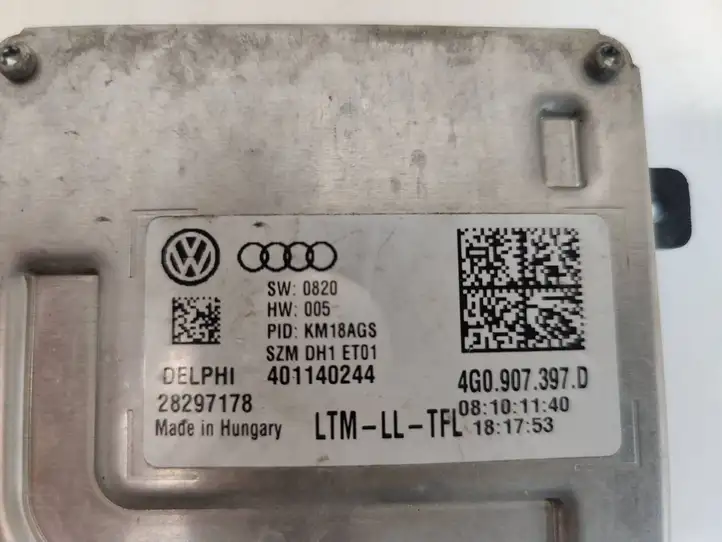 Audi A6 C7 (2011 - 2014) 4G0907397D Блок розжига ксенона — фото 5