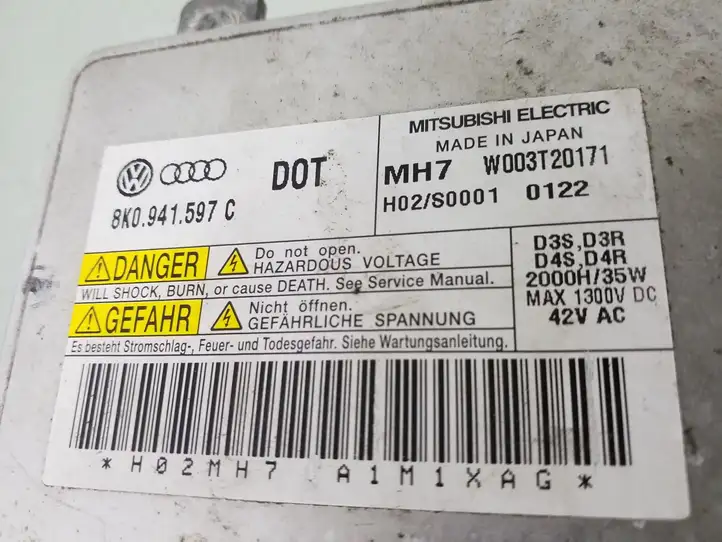 Audi A8 S8 D4 4H (2010 - 2014) 8K0941597C Блок розжига ксенона — фото 2