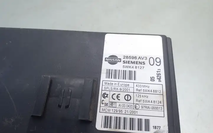 Nissan Primera (2001 - 2008) 28596AV309 Модуль комфорта — фото 2