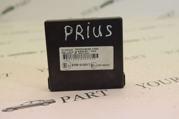 Toyota Prius (XW20) (2003 - 2009)  8978047020 Блок управления иммобилайзера