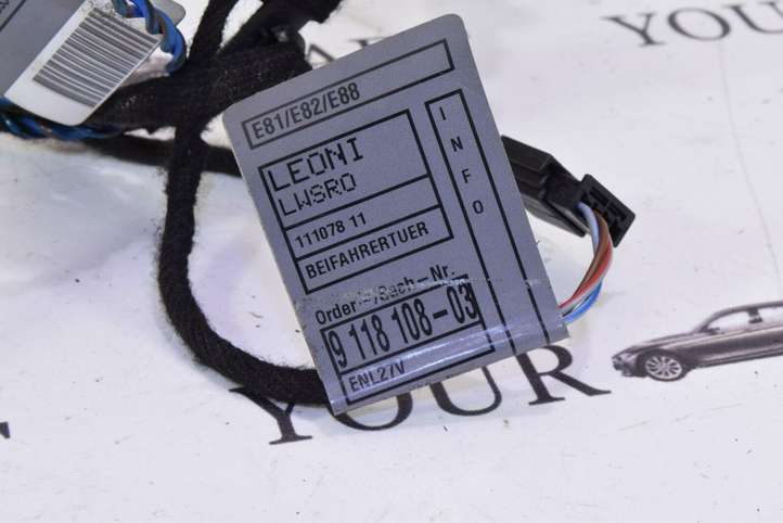 BMW 1 E81 E87 (2004 - 2011)  9118108 Проводка передних дверей