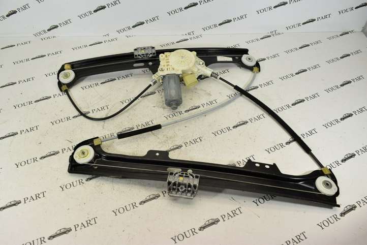 BMW 5 E60 E61 (2004 - 2010)  7184741 Передний комплект электрического механизма для подъема окна