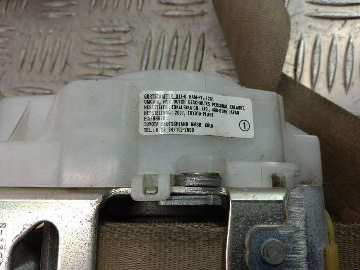 Lexus LS 460 (2006 - 2009)  7J08280310 Передний ремень безопасности