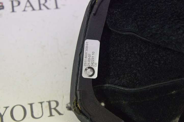 BMW 3 E90 E91 (2005 - 2012)  8037309 Отделка рычага переключения передач (кожа, головка)