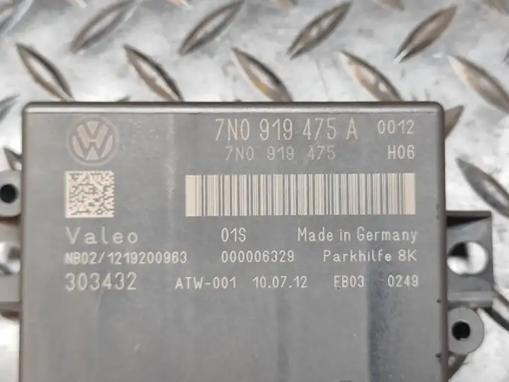 Seat Alhambra (Mk2) (2010 - 2017) 7N0919475A Блок управления парктрониками — фото 4