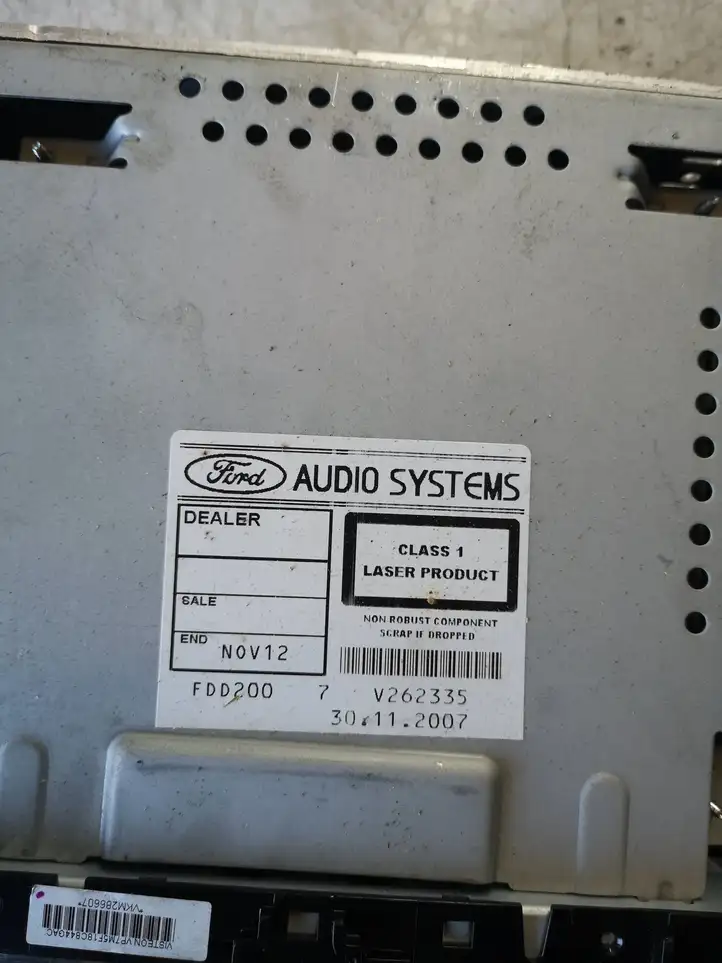 Ford Focus (2005 - 2008) 7M5T18C815BA Магнитола / мультимедийная система — фото 6