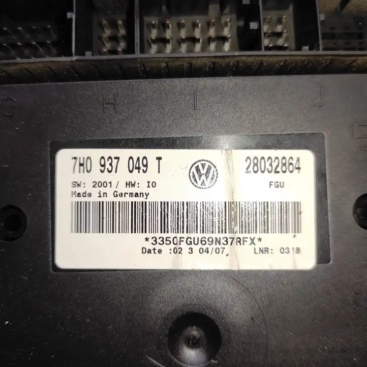 Volkswagen Transporter - Caravelle T5 (2003 - 2009) 7H0937049T Модуль комфорта — фото 3