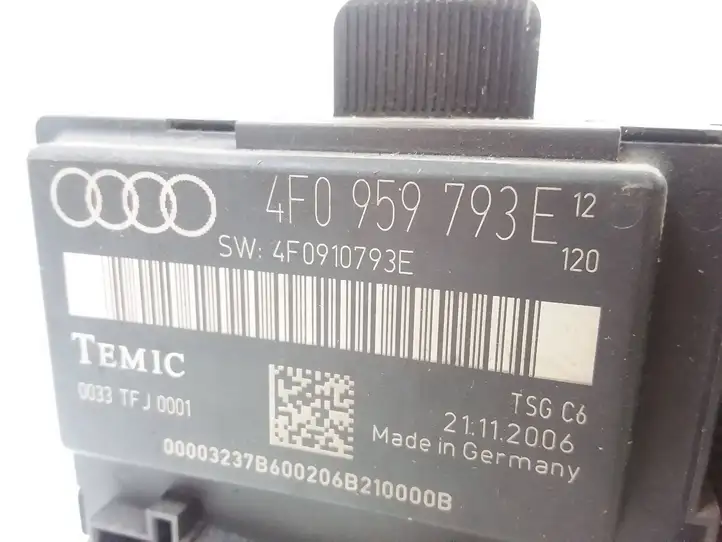 Audi A6 S6 C6 4F (2004 - 2008) 4F0959793E Блок управления дверью — фото 3
