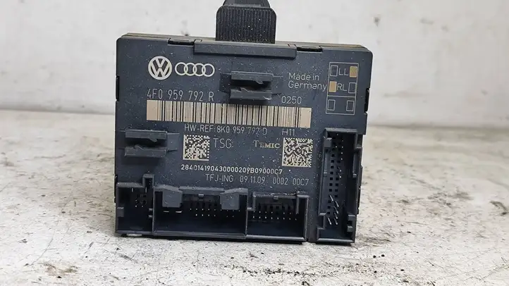 Audi A6 S6 C6 4F (2008 - 2011) 8K0959792D Блок управления дверью — фото 1