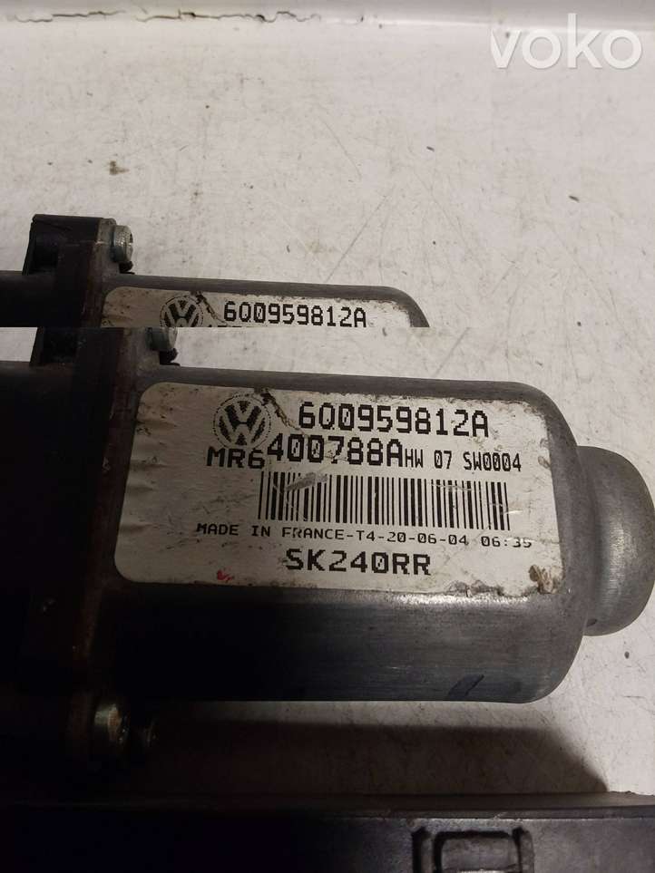 Volkswagen Polo (2001 - 2005)  6Q0959812A Механизм подъема окон задней двери