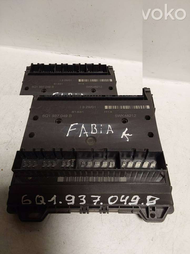 Skoda Fabia Mk1 (6Y) (1999 - 2007)  6Q1937049B Mодуль kомфортa